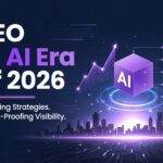 image for a blog post with the subject "SEO in AI Era of 2026"
